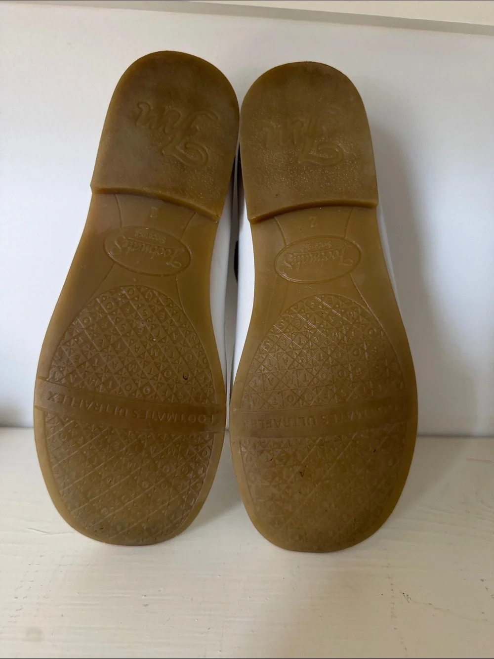 FootMates White Mary Jane Strap Shoes for Kids